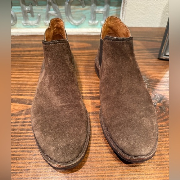 Trask Brown Suede Ankle Boots - Picture 2 of 8